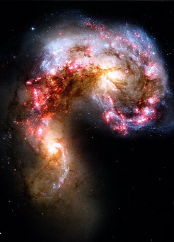 Collision de galaxies